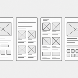 Website Wireframes Example for Custom Web Development